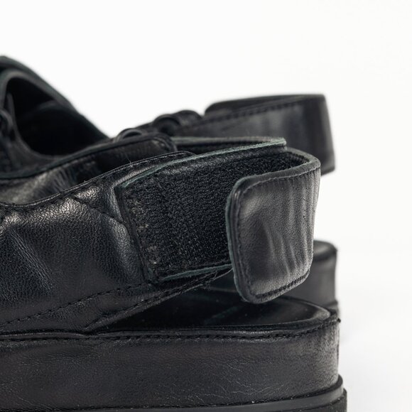 Prada Black Quilted Lamb Leather Sandals - Picture 10 of 12